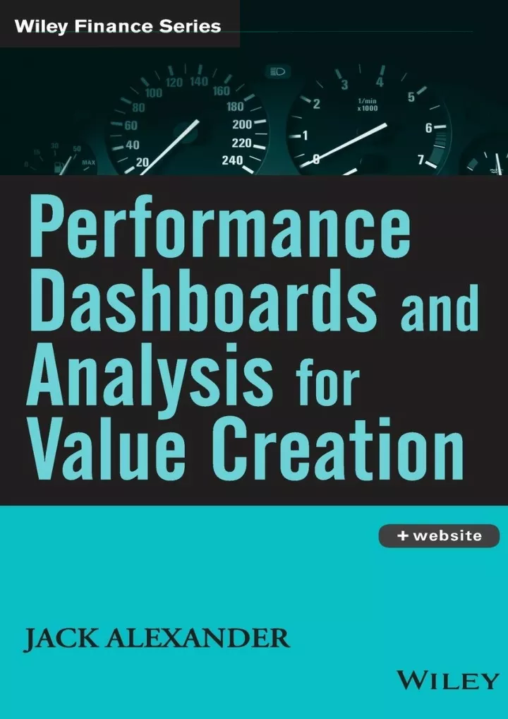 pdf download performance dashboards and analysis