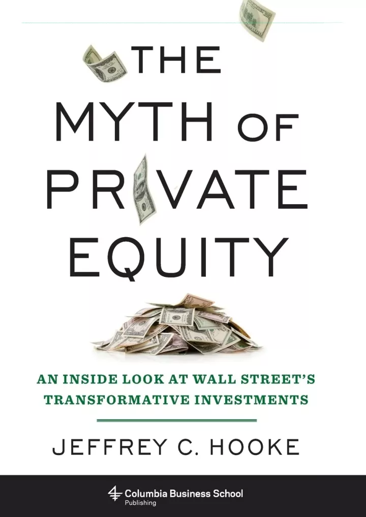 pdf read the myth of private equity an inside