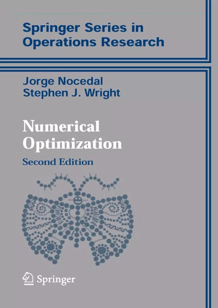 read pdf numerical optimization springer series