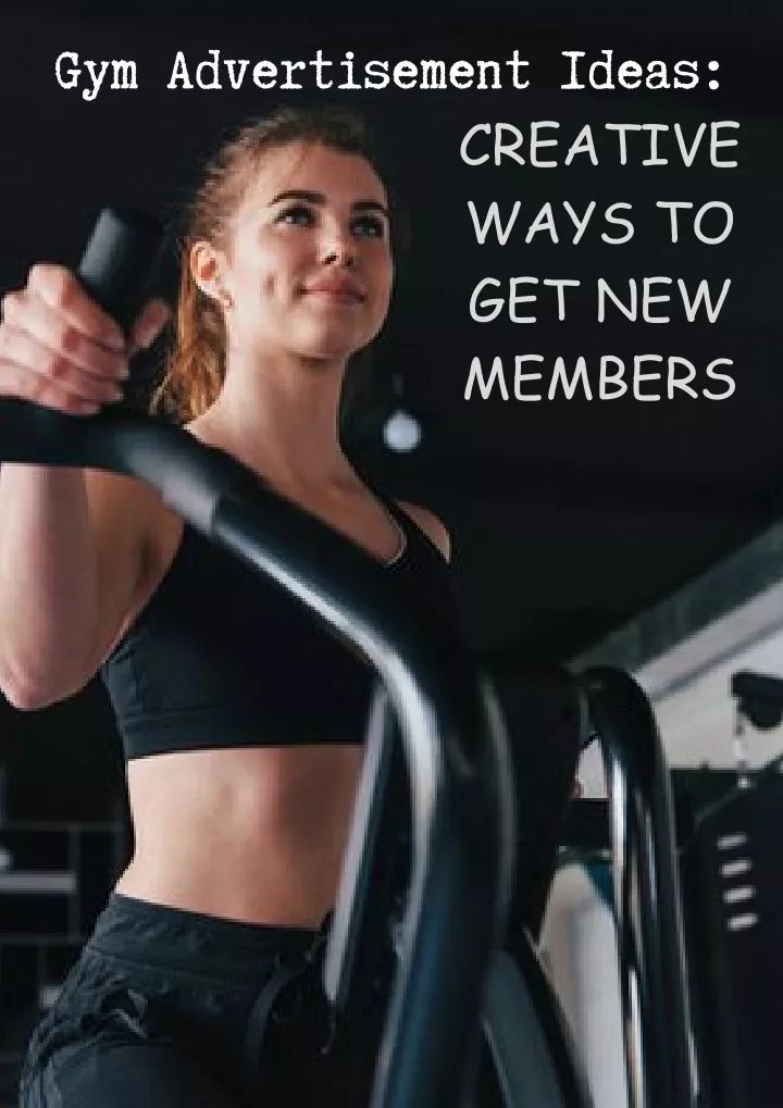 gym advertisement ideas