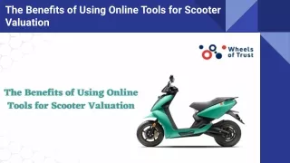the benefits of using online tools for scooter