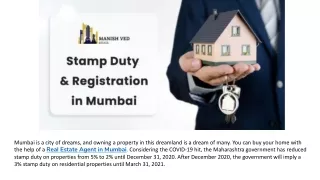 Stamp Duty and Registration in Mumbai