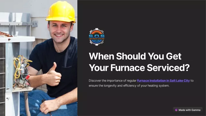 when should you get your furnace serviced