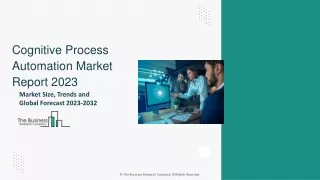 cognitive process automation market report 2023