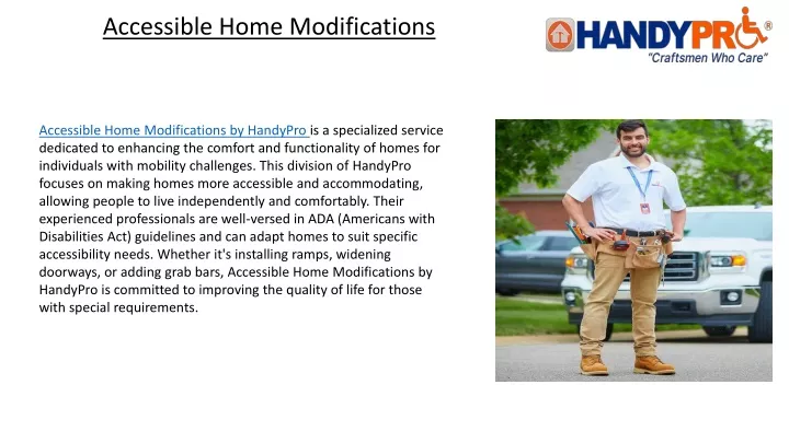 accessible home modifications