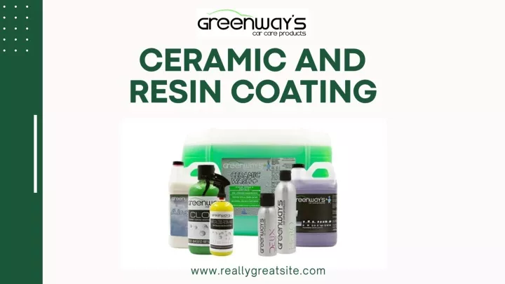 ceramic and resin coating