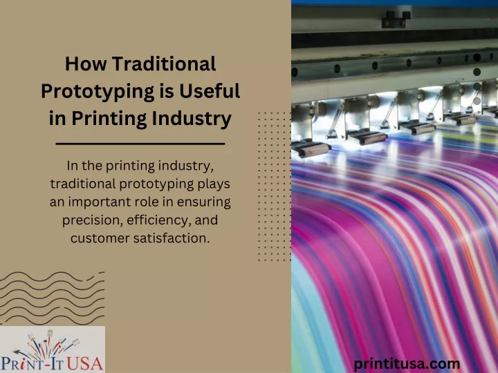 how traditional prototyping is useful in printing