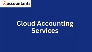 Cloud Accounting Services: The Future of Financial Accounting