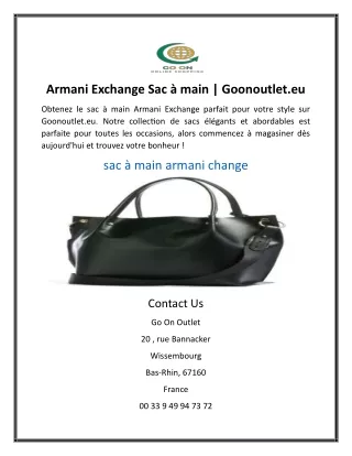 Armani Exchange Sac à main | Goonoutlet.eu
