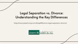 Legal Separation vs. Divorce | What's the difference?