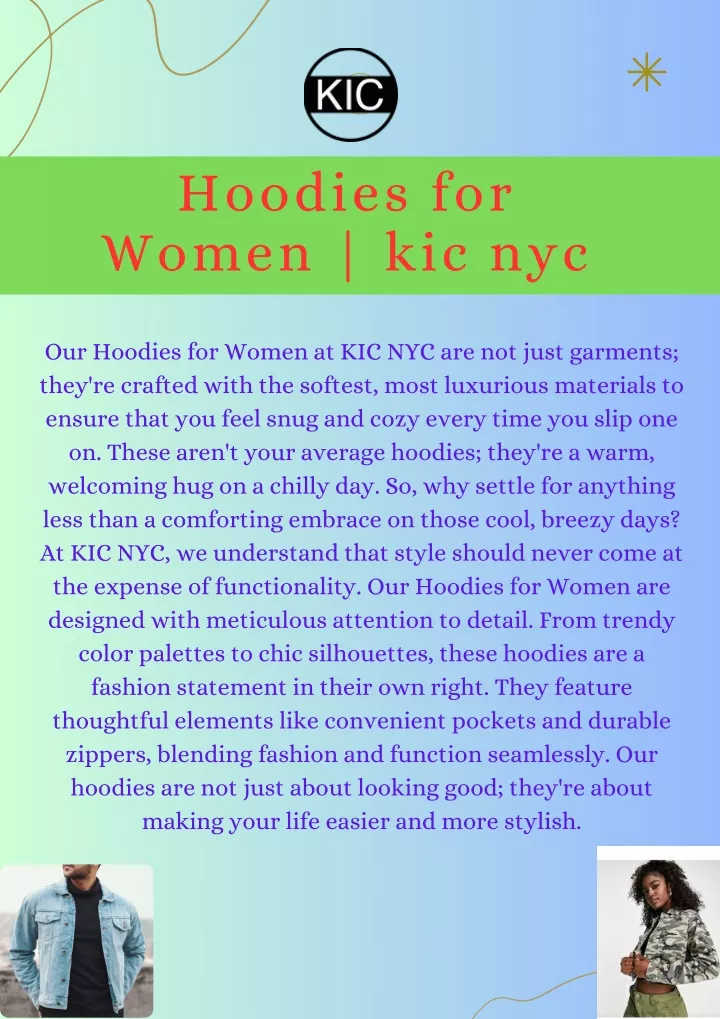 hoodies for women kic nyc