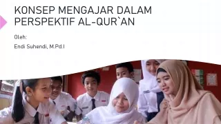 KONSEP MENGAJAR DALAM PERSPEKTIF AL-QUR`AN