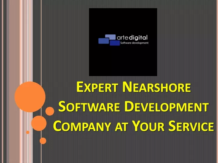 expert nearshore software development company at your service