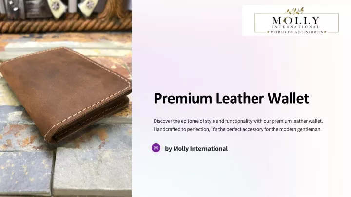 premium leather wallet
