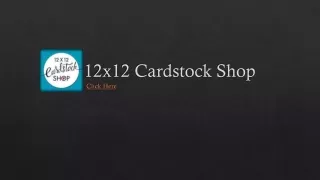 12x12 Cardstock Shop Foil Cardstock