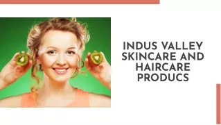 Indus valley skincare and haircare products online in india