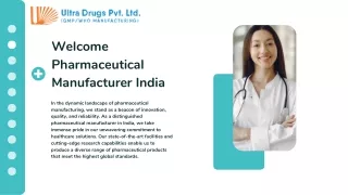 Pharmaceutical Manufacturer India