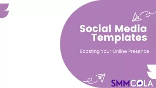 Social media template
