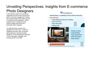 unveiling perspectives insights from e commerce