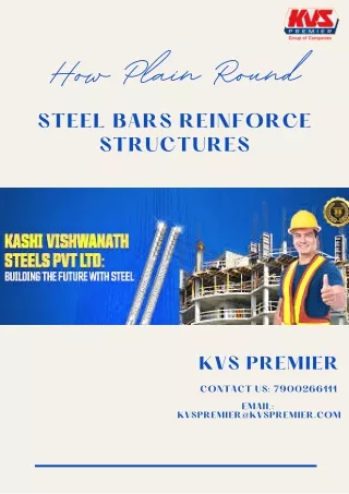 How Plain Round Steel Bars Reinforce Structures