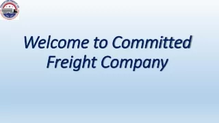 FTL Shipping and Freight Services