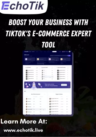 Boost Your Business with TikTok's E-Commerce Expert Tool