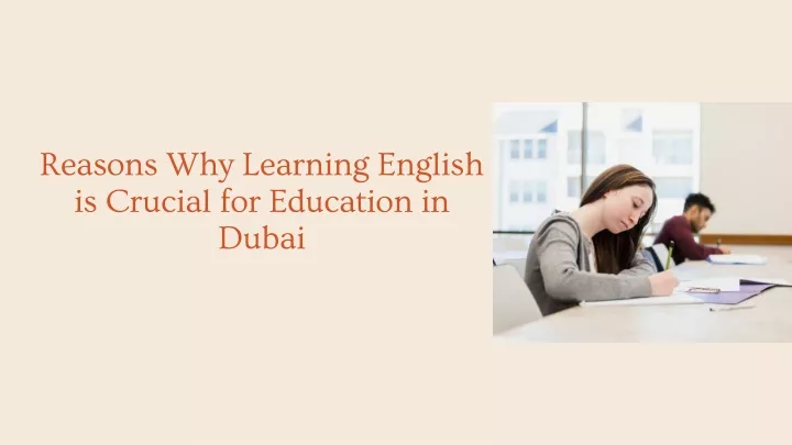 reasons why learning english is crucial