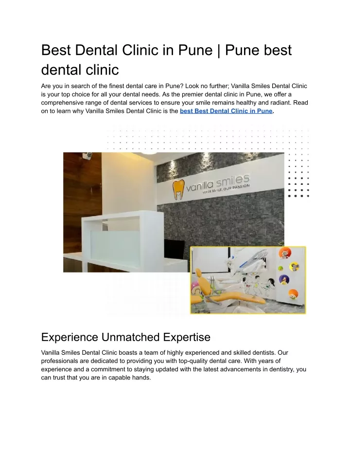 best dental clinic in pune pune best dental clinic