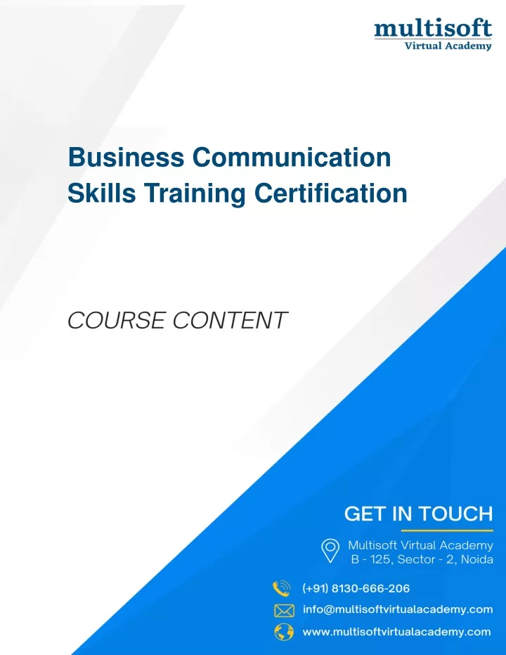 business communication skills training