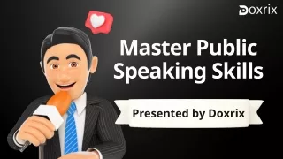 Master Public Speaking Skills