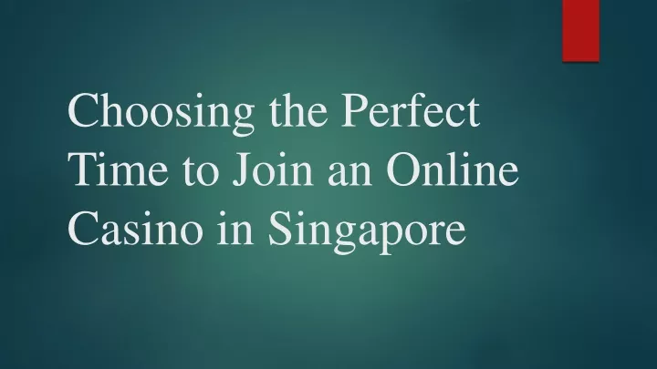 choosing the perfect time to join an online