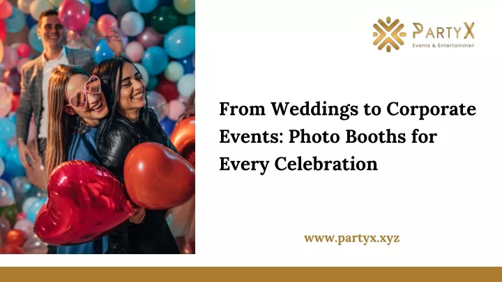 from weddings to corporate events photo booths