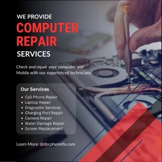 we provide computer repair services
