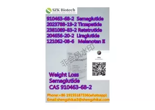 Semaglutide CAS 910463-68-2 Tirzepatide 2023788-19-2 Retatrutide 2381089-83-2