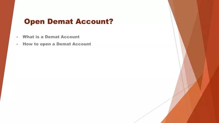 open demat account