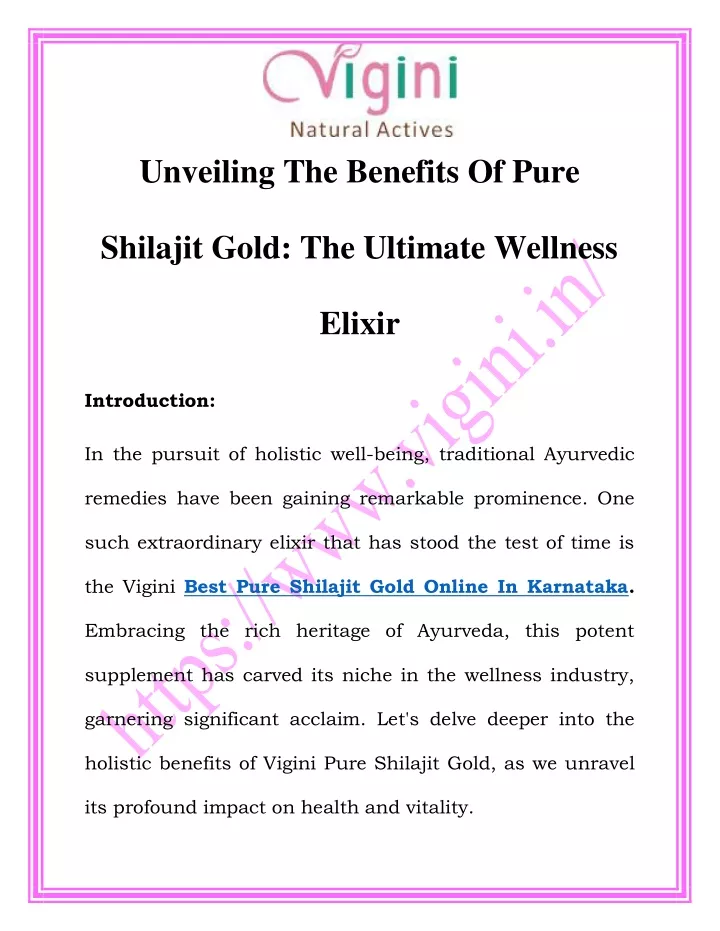 unveiling the benefits of pure