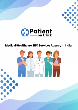 Medical & healthcare SEO Services Agency in India