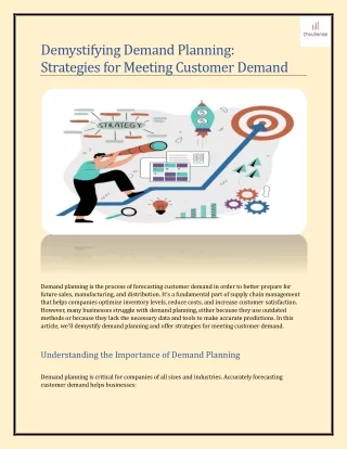 demystifying demand planning strategies
