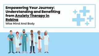 Empowering Your Journey Understanding and Benefiting from Anxiety Therapy in Robina