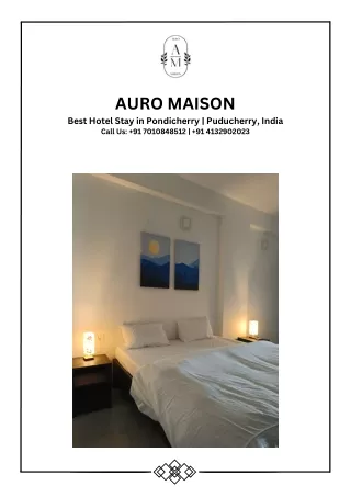 Auro Maison Hotel in Puducherry