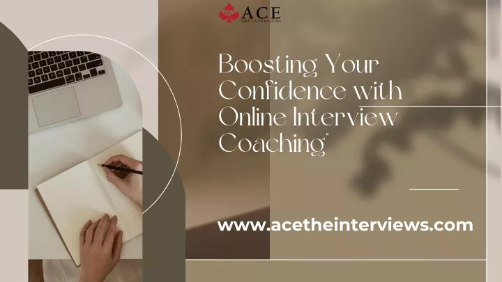 boosting your confidence with online interview