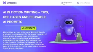 ai in fiction writing tips use cases and reusable ai prompts