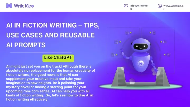 ai in fiction writing tips use cases and reusable ai prompts