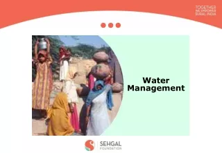 Water Management in India | S M Sehgal Foundation