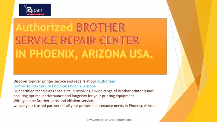 authorized brother service repair center in phoenix arizona usa