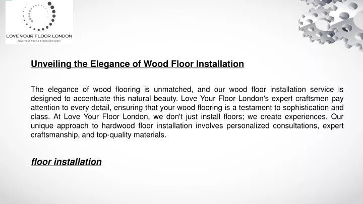 unveiling the elegance of wood floor installation