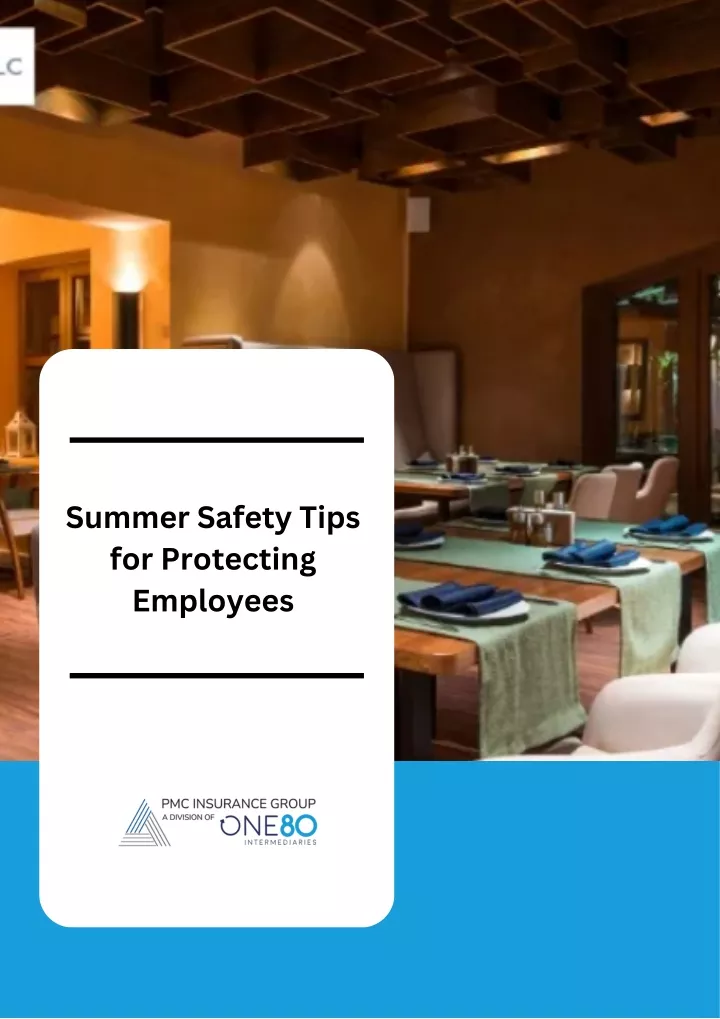 summer safety tips for protecting employees