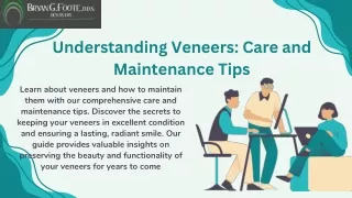 Understanding Veneers Care and Maintenance Tips