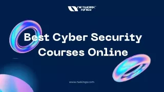 best cyber security courses online