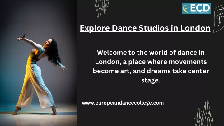 explore dance studios in london